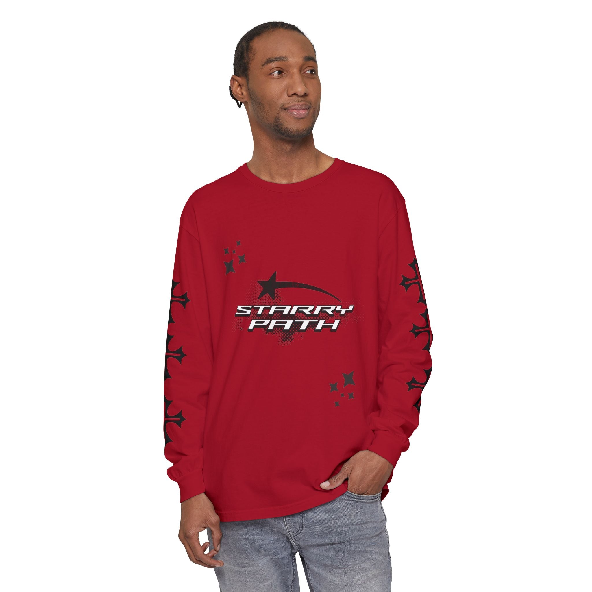 Starry path long sleeve shirt