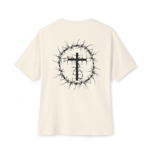 ROMANS 5:3-5 Short Sleeve Shirt Natural