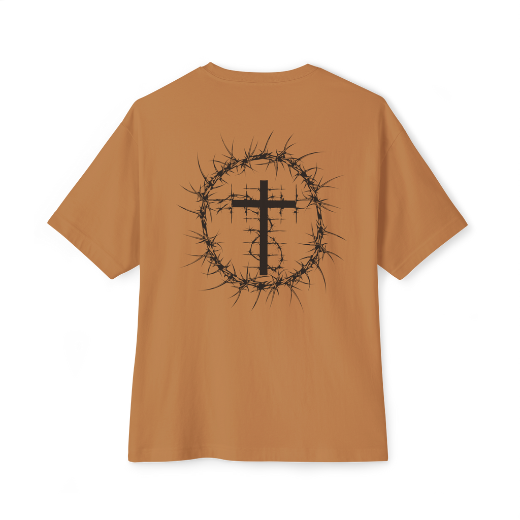 ROMANS 5:3-5 Short Sleeve Shirt Bronze