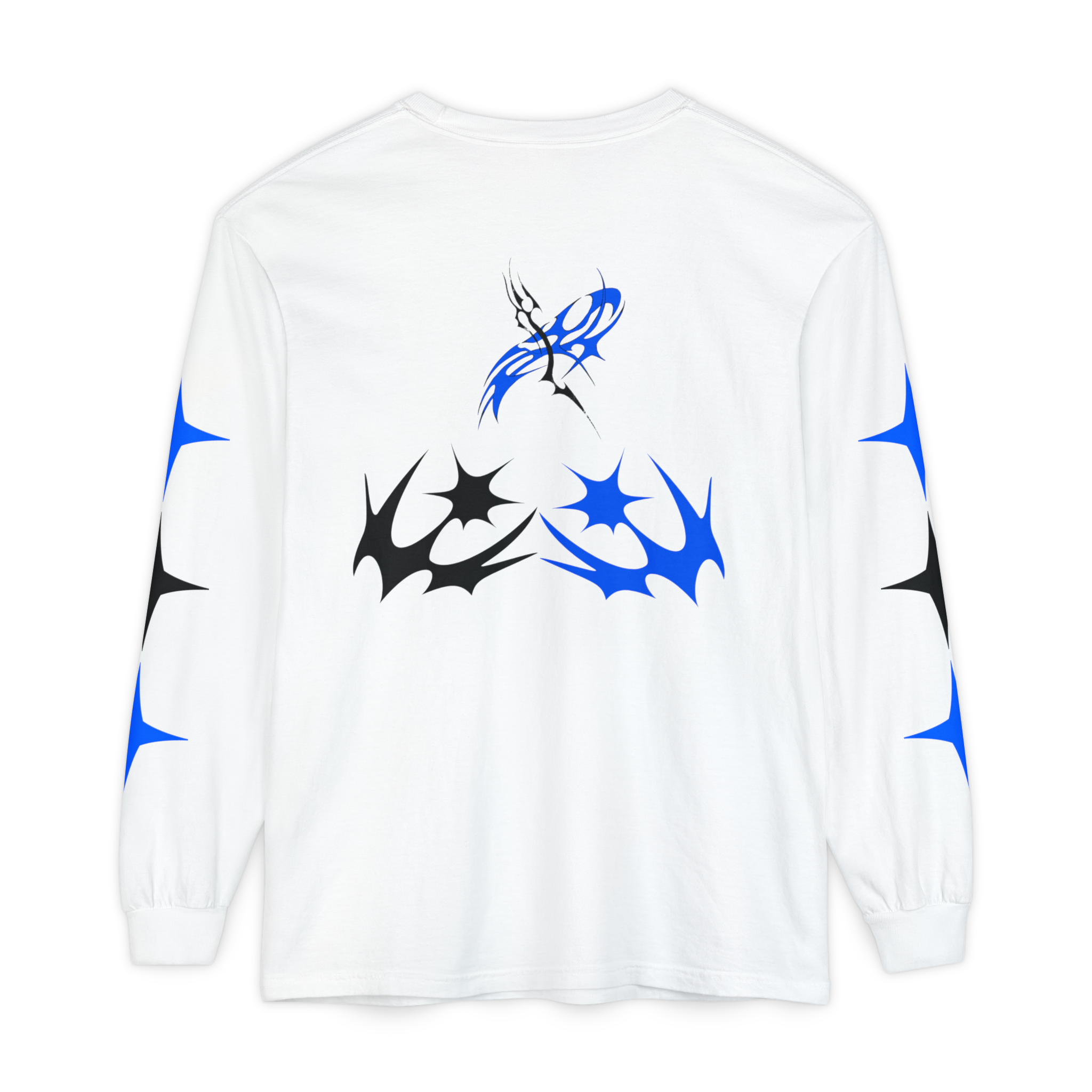 STARRY BLUE Long Sleeve Shirt White