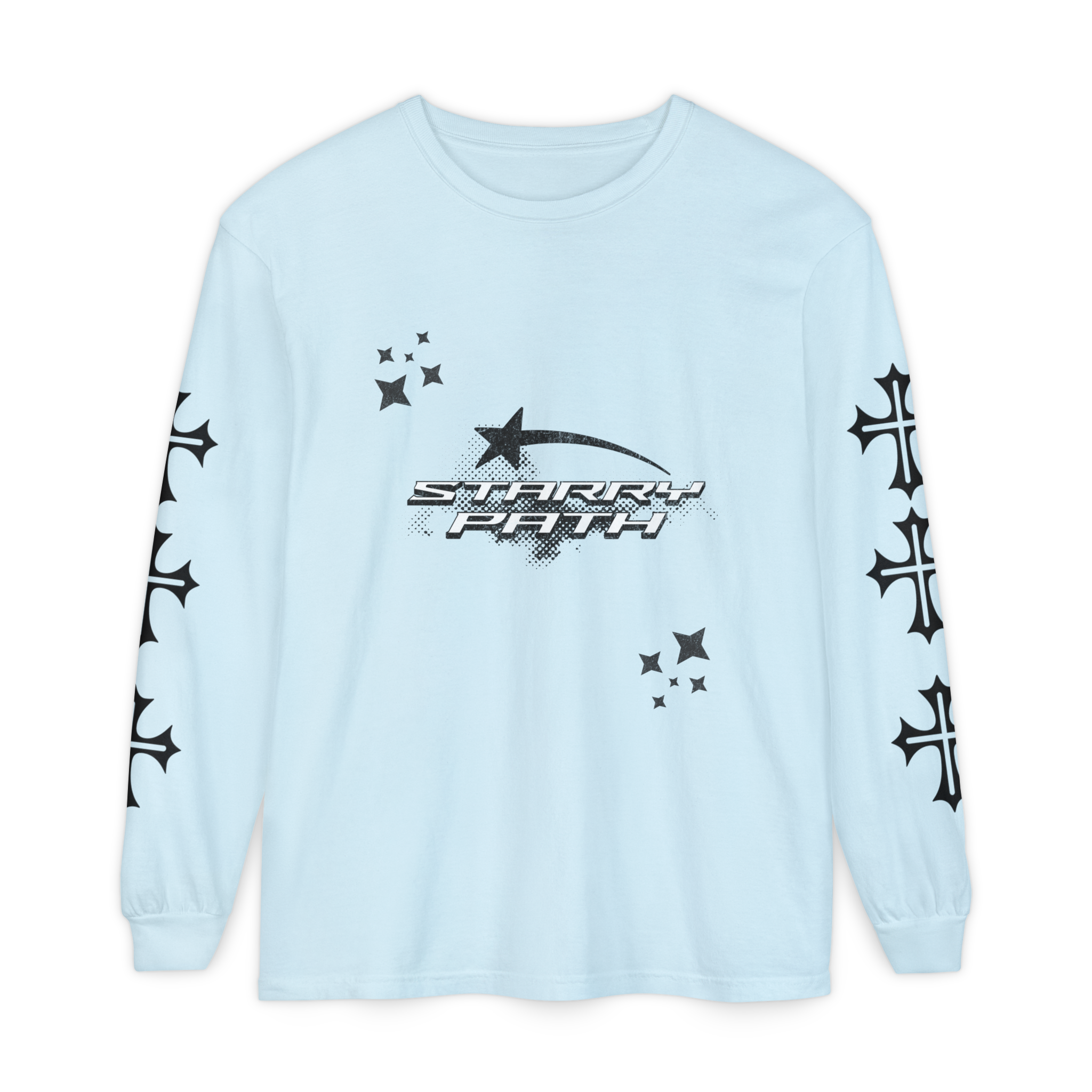 STARRY PATH Long Sleeve Light Blue