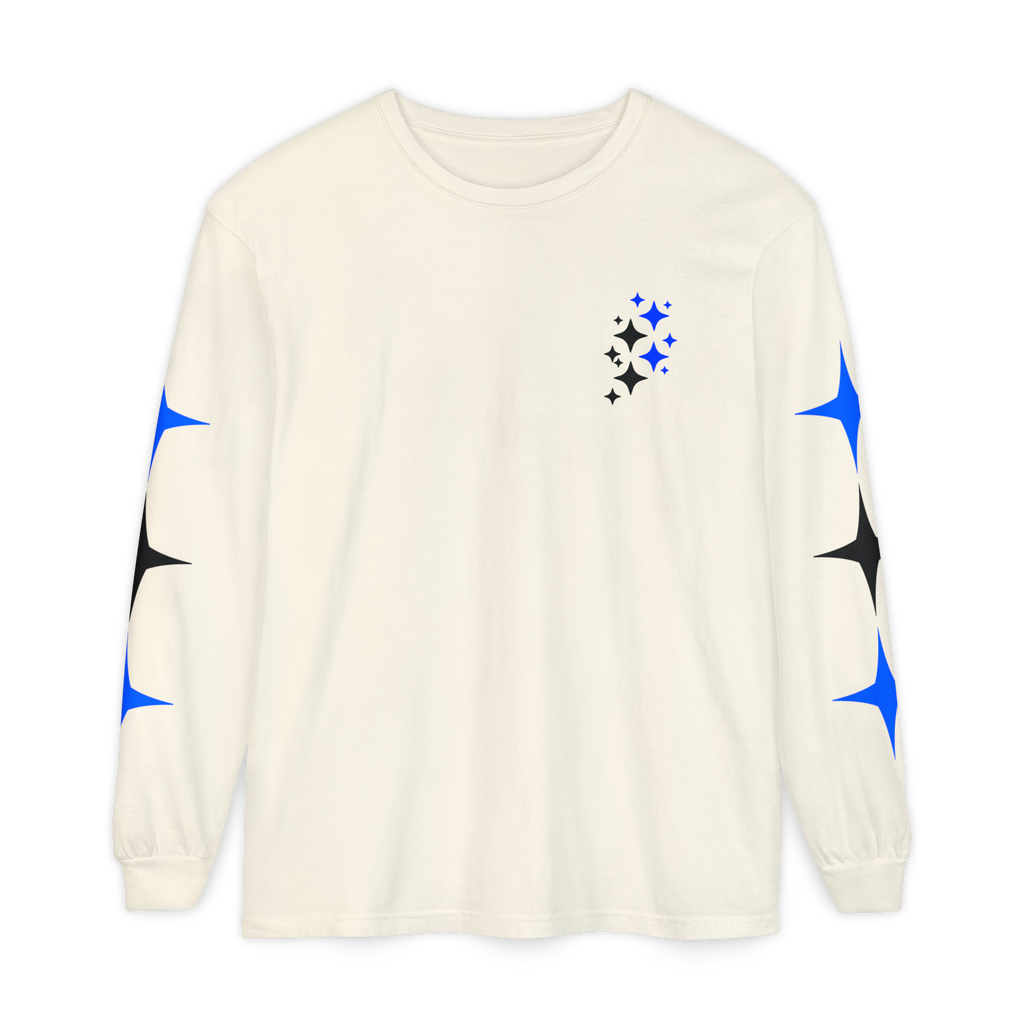STARRY BLUE Long Sleeve Shirt Ivory