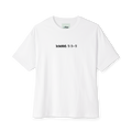 ROMANS 5:3-5 Short Sleeve Shirt White
