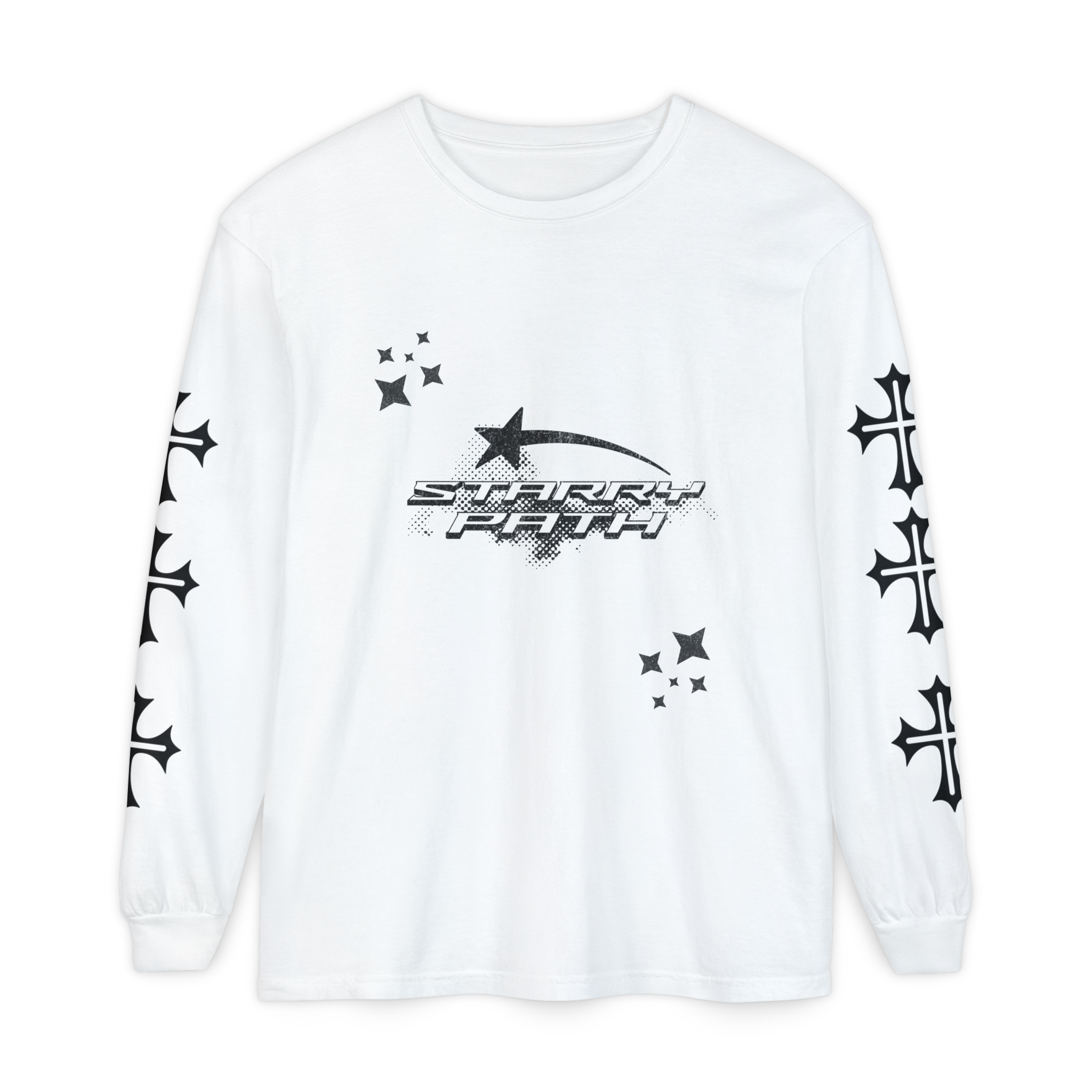 STARRY PATH Long Sleeve White